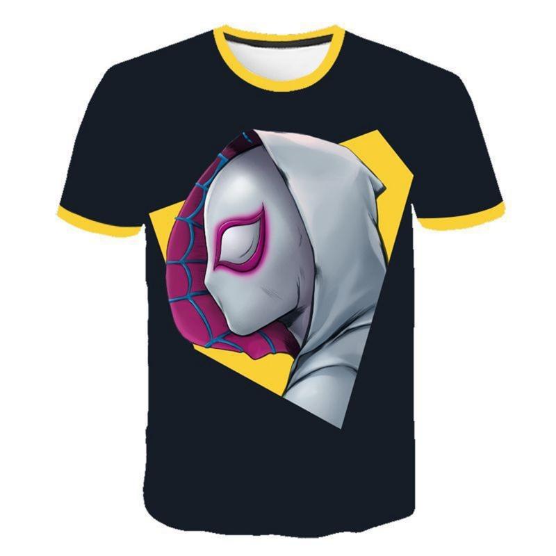 Marvel Avengers Harajuku Style T-Shirt Men Summer New Iron Man Spider-Man