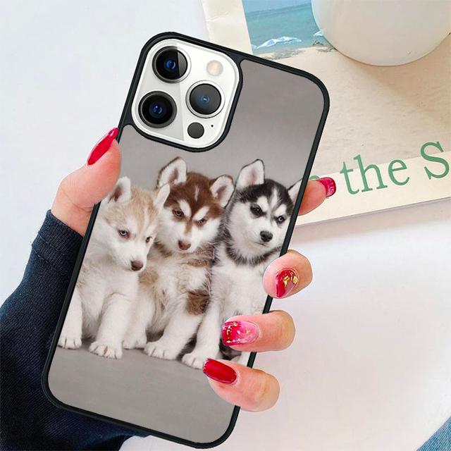 Siberian Husky Dog Coque Shell For iPhone 17 Air 15 16 14 13 12 Pro Max 11 Pro Max Plus Phone Case Cover