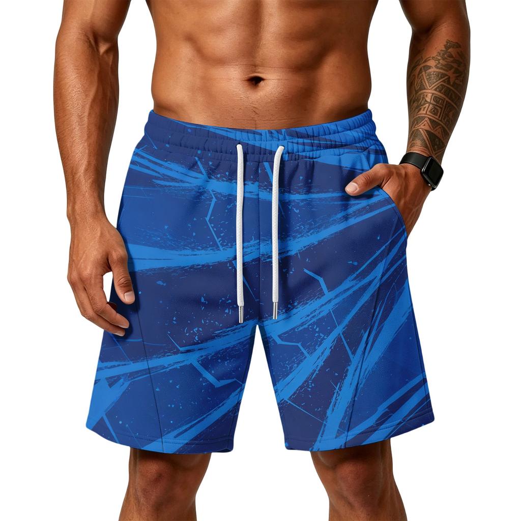 Men's Loose Fit Air Layer Shorts with Pockets Gym Workout Training Beach Casual Athletic Sportswear