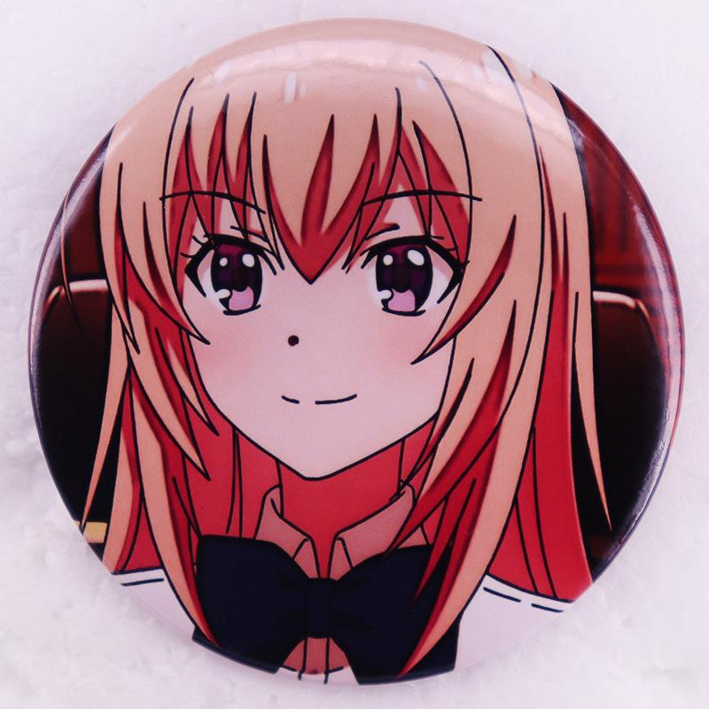 Meritocracy Classroom Anime Girl Brooch Pin Badge белый