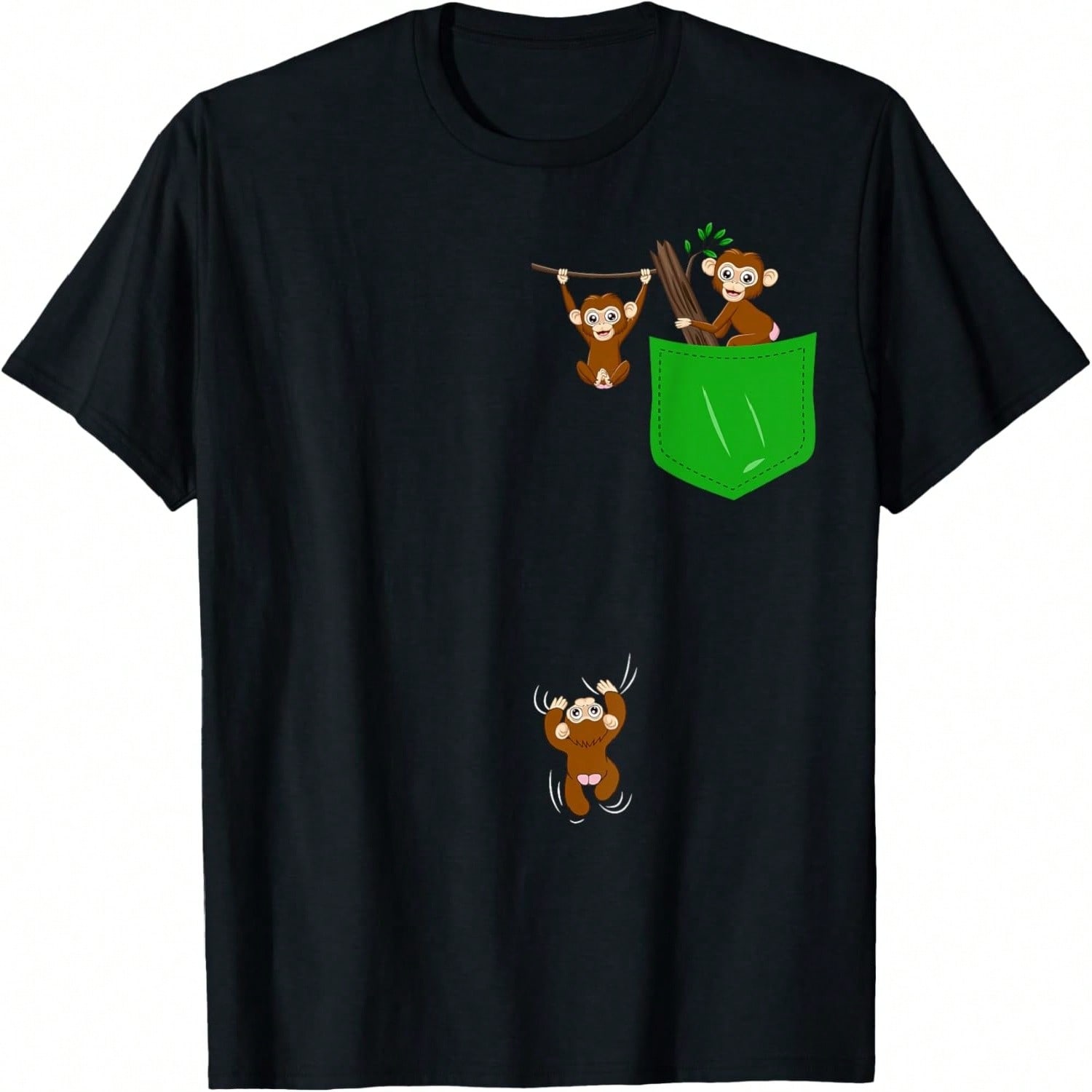 Monkey Cop Police T-Shirt S