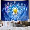 Leicester Football Club Crest Tapestry Playroom Tapestry, Accessories for Bedroom,Livingroom, dormitory Room Wall Decor Fan Birthday Gifts