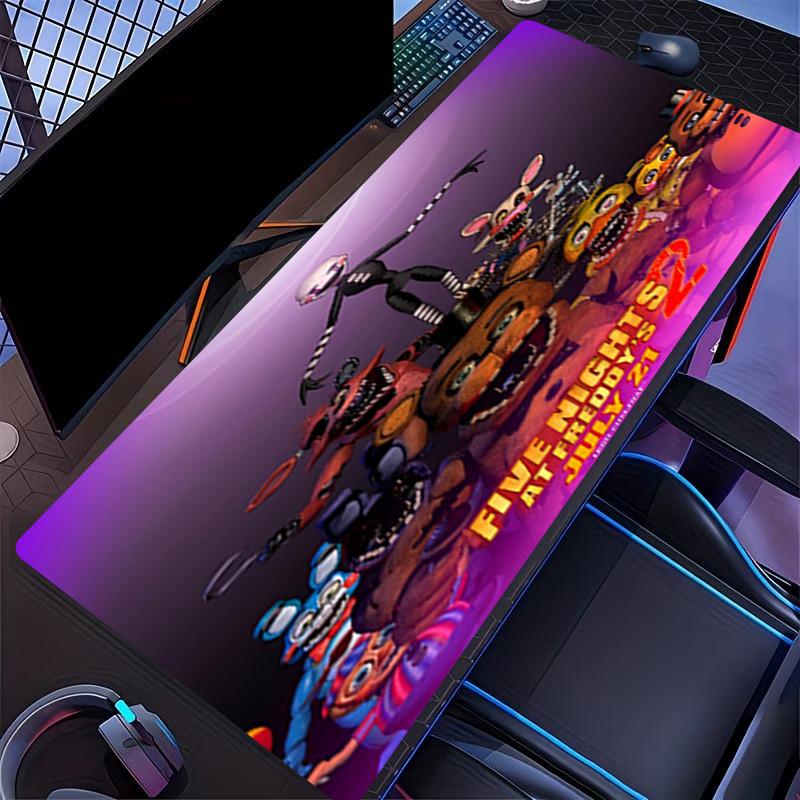 Five Nights at Freddy's Baskılı Mouse Pad, Klavye Pad'i Laptop PC Matı için Ofis Ev Kullanımı, Masa Dekorasyonu, Oyuncular İçin Mükemmel Doğum Günü Hediyesi