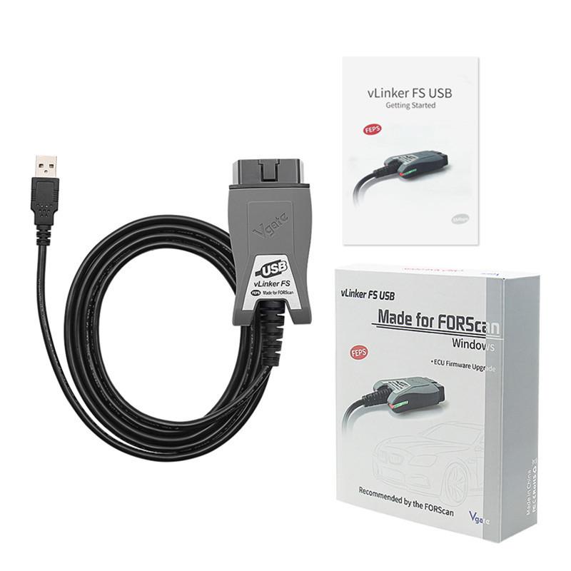 OBD2 Car Diagnostic Scanner For Ford FORScan Mazda VLinker FS USB FS ELM327 ELM 327 OBD 2 OBDII HS/MS-CAN Interface Tools