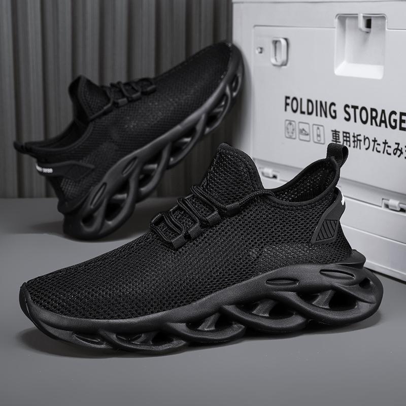 Men's Blade Sneakers Running Shoes Slip-on Women Outdoor Tennis Shoelaces Odor-resistant Athletic Shoes Lightweight Breathable