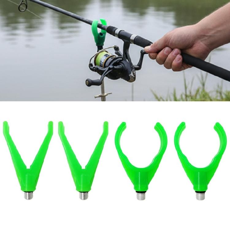 12pcs Fishing Rod Rest Head Replacement Plastic Fishing Grip Rest Head Rod Bracket Clip Fishing Accessories