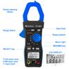 HoldPeak HP-580P Drehstrom-Zangenmessgerät 9999 Anzeige Leistungstester Meter Einschaltstrom, True RMS, ACV, ACA, KW, KVA, für HLK