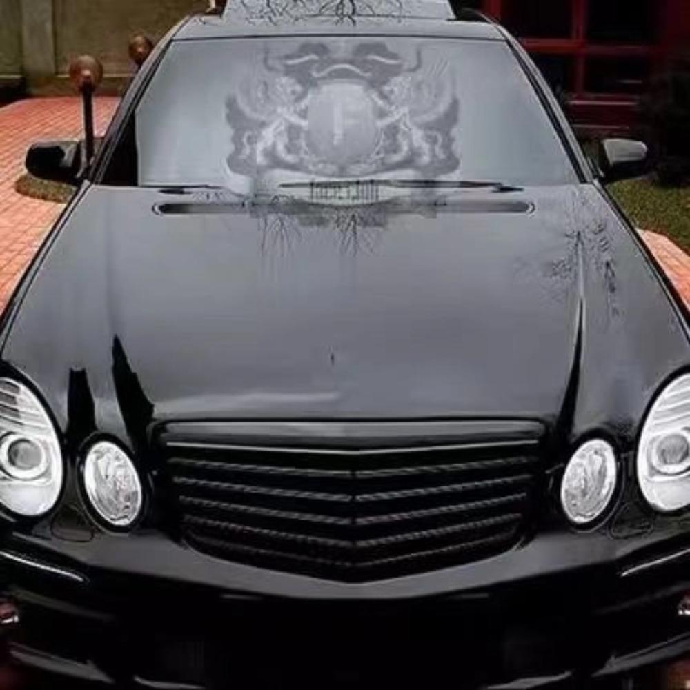 Front Grille Bumper Grill Gt Style ABC Glossy Black for Mercedes Benz E-Class W211 E200 E230 E240 E280 E350 2006-2008