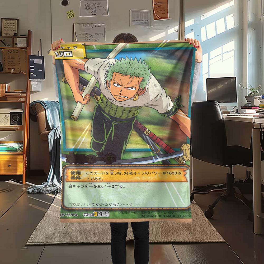 One Piece character Print Flannel Blanket,High quality Comfortable for All Seasons,Home Decor,Warmth and Comfort,Perfect for Christmas Gifts