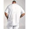 European Size Men'S Short Sleeve Plus Size Drop Shoulder T-Shirt, Summer New Style, Soft And Breathable, Suitable for Daily Wear, All Seasons