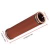 MTB Bike Handle Retro Sewn Grip Double Lock PU Leather Stitched Road Bike Handlebar Grip Bicycle Handle Grip Bicycle Accessories