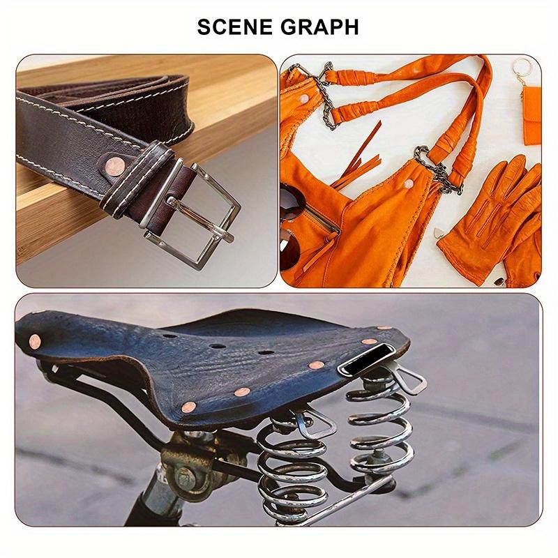 50 Sets Copper Rivets and Burrs Washers Leather Copper Rivet Fastener for Collars Leather DIY Craft Supplies