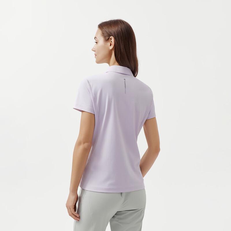 Tanboer Women's Cropped Stretchy Breathable Polo T-shirt TB6262226A