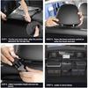 Back Seat Trunk Organizer Hanging Car Organizer Trunk Foldable Cargo Storage with 7 Large Pockets