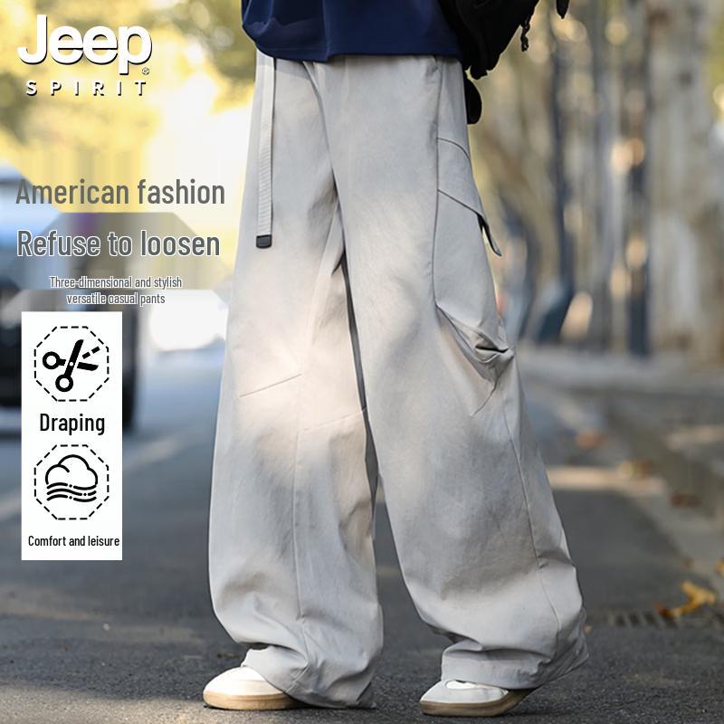 JEEP SPIRIT Men s Straight Leg Outdoor Cargo Pants M