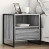 Nightstand Set of 2 Grey Sonoma 50 x 39.5 x 50 cm Particleboard