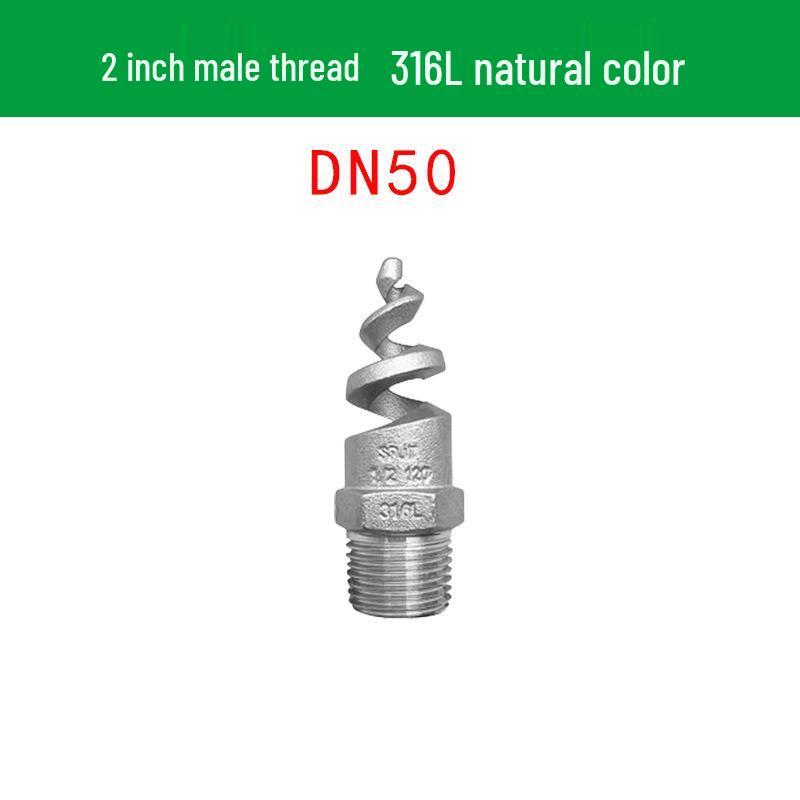 Stainless Steel Anti-Clog Spiral Spray Nozzle for Cooling Tower & Fire Protection