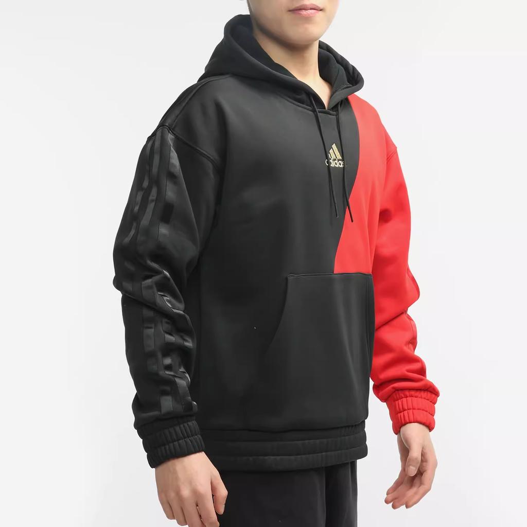 adidas CNY Collection Sweatshirts Men's Black Red Multicolor Hooded Moderate Regular GN5366