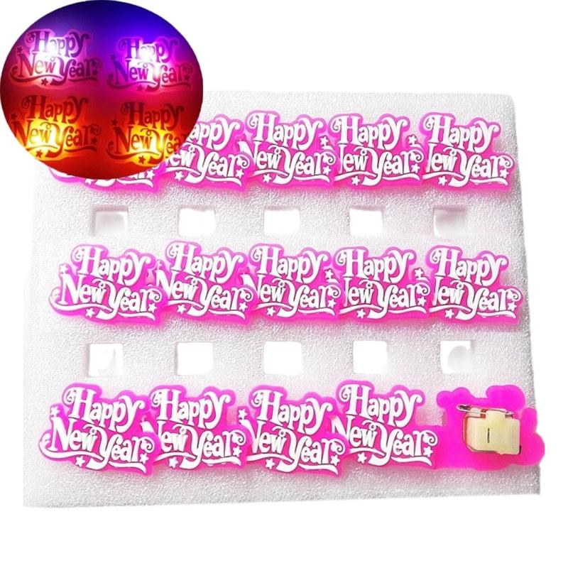 Happy New Year Brooch Retro Badge Fashion Jewelry Trendy Fashion Accent for Suit