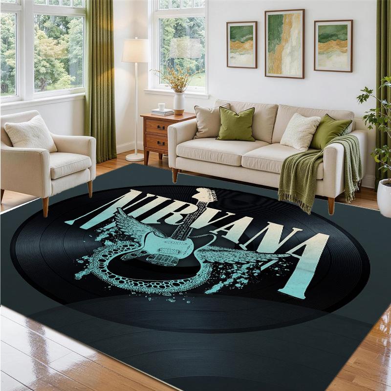 Nirvana Design Crystal Velvet Rug Soft Decorative Mat for Bedroom Entrance
