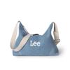 New Lee Fabric+Artificial Leather Crossbody Bags Large Women's Light Denim Blue LE240072M-521