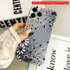 Black & White Floral Hearts Abstract Phone Case All Inclusive Film Hard Phone Case, Compatible with iPhone 18 Pro Max 17 16 15 14 13 12 11