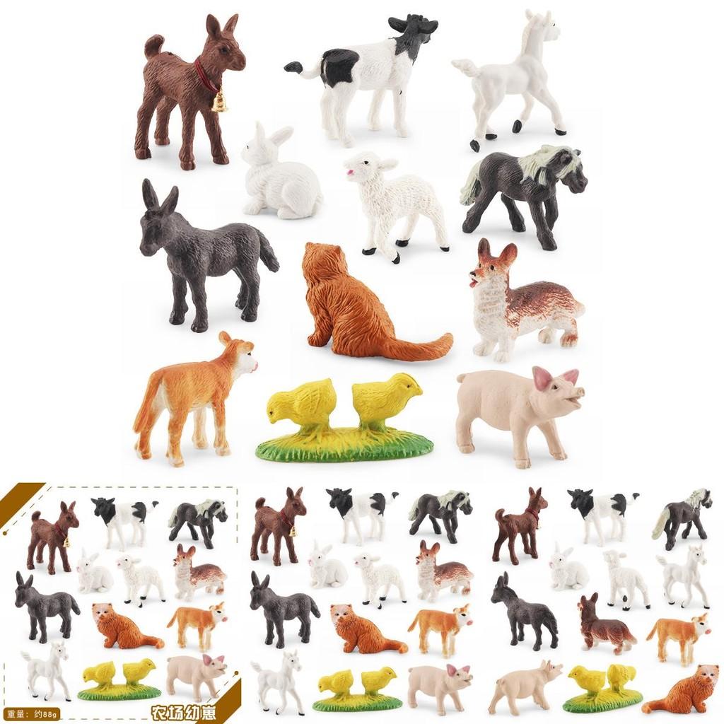 Realistic Pvc Farm Animal Model Set With Cats Dogs Pigs Goats And More For Playtime Fun