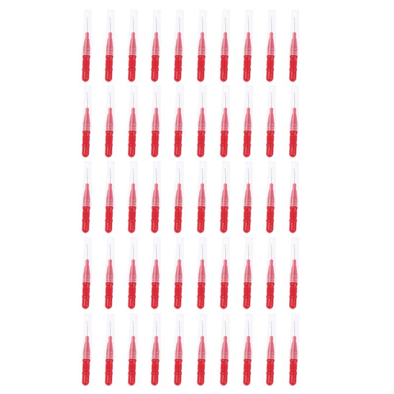 30/40/50/150pcs Push-Pull Interdental Brush Gum Interdental Tooth Brush Orthodontic Wire Brush Toothbrush Oral Care Toothpick