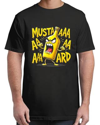 Mustard Bottle Scream Funny Condiment Rap Humor Funny Adult S-4XL T-Shirt