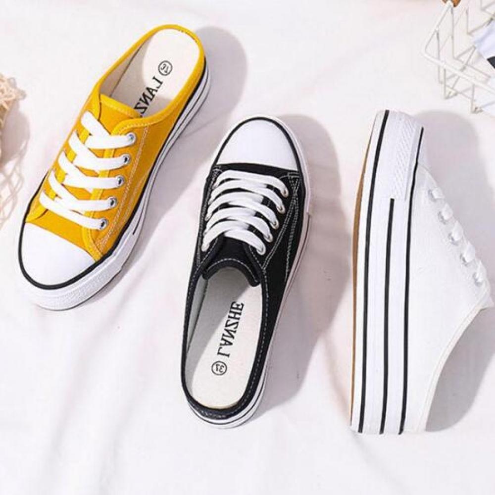 New Arrivals Open Run Women Canvas Platform Sneakers Nupf Plt