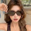 New Premium Retro Cat Eye Large Frame Sunglasses Unisex Fashionable Sun Protection Slimming UV400 Protection Polarized Glasses