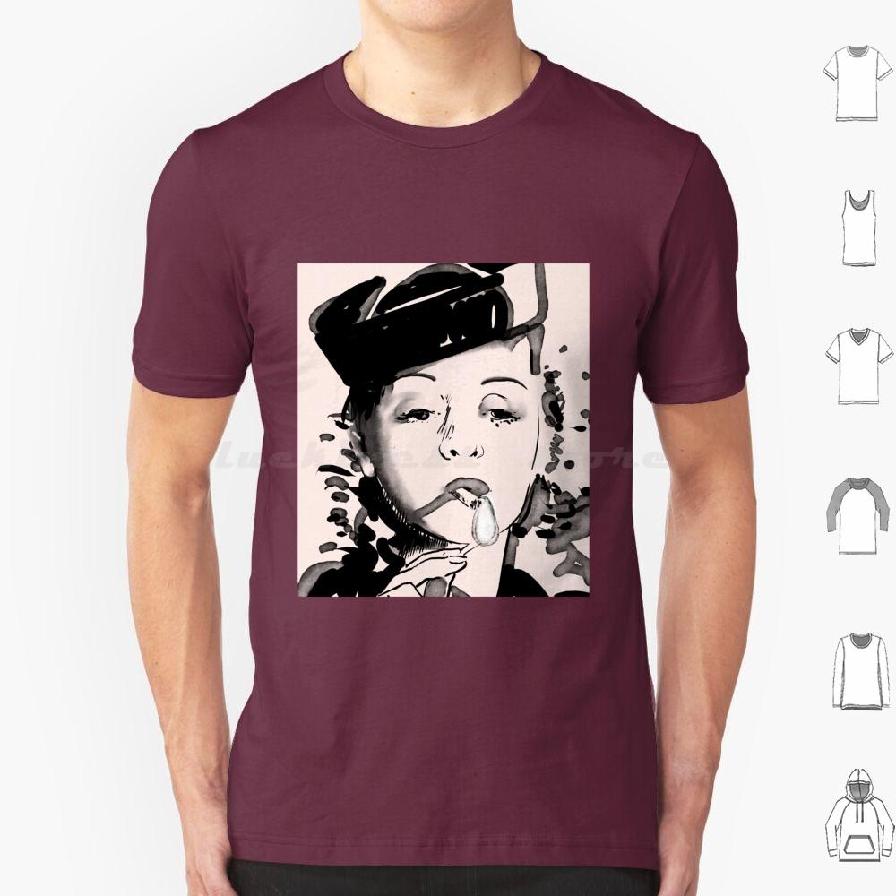 Bette Davis Smoking T Shirt Cotton Men Women DIY Print Flame Firestarter Bette Davis Movie Cinema Actress Portrait Famale Hat