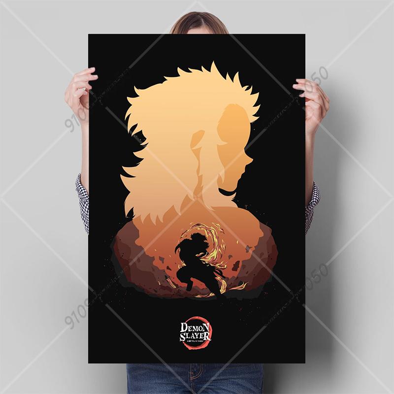 

Клинок, рассекающий демонов, Украшение для дома, Мультяшный Аниме Постер, Настенное искусство, Камадо Тандзиро, Камадо Нэдзуко, Агацума Дзэницу, Иносукэ, HD, Без рамки 21cm×30cm NoFrame