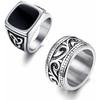 Celtic Trinity Knot Titanium Steel Men's Ring Unique Jewelry Band
