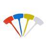Large Thickened Plastic Ground Stake with Fan-shaped Marking Label for Gardening