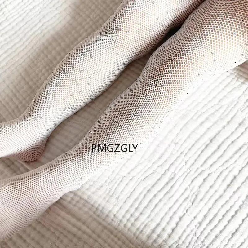 Summer Fishnet Diamond Pants Children'S Tight Fitting Pantyhose Baby'S Cute Sparkling Hollow Latin Dance Leggings Girl'S Gift