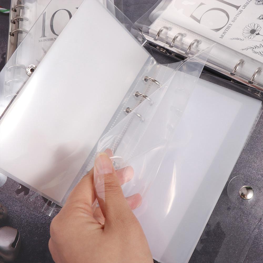 Creative Savings Challenge Binder Loose-leaf Cash Savings Binder PVC Envelope  Cash And Savings