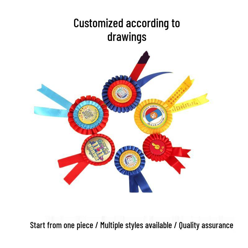 Custom Festive Tinplate Brooch for Celebrations: School, Kindergarten, Birthdays & Ceremonies Tinplate