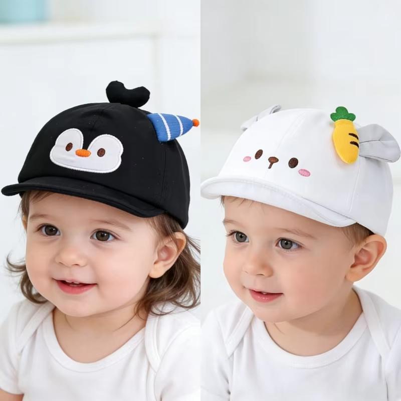 Baby Cap 44-48cm 5-20 Month Spring Summer Thin Kids Boys Girls Cute Cartoon Snapback Cap Infant Sunscreen Baseball Hat