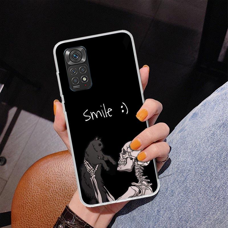 Spooky Skull Funny Dance Skeleton Phnoe Case for Phnoe Case for Xiaomi Redmi Note 15 14 14S 13 Pro Plus 12 12S 11S 11E 10S 10 11