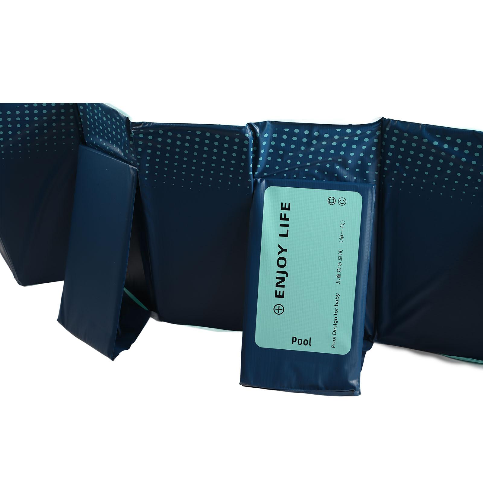 

Складной бассейн Складной большой бассейн для купания Не требующий надувания для дома на открытом воздухе 2.6m / 8.5ft