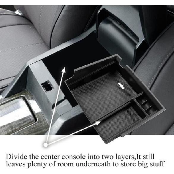 Center Console Armrest Storage Box Compatible with Sedan 2013-2017 Accord