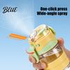Leak Proof Sports Water Bottle Spray Bottle 750ml Dual-Use Mist And Drink Cup with Safety Outdoor Fitness Drinking Lock Leak-Proof Plastic