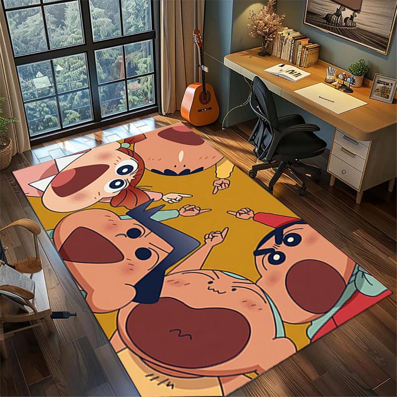 

Crayon Shin-chan Non Slip Area Rug Large Washable Carpet Bedroom Gamer Room Decor 60x90cm