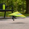 Indoor Outdoor Aircraft Toy Remote Control Paper Airplane Kit, with Gyro Stabilizer, Dual Propellers, DIY Electric 2.4G Glider RC Plane Set,