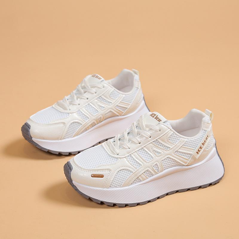 

ins tide Korean version of the new dad shoes girl 2025 summer student sports running casual shoes mesh breathable women s shoes 40 білий