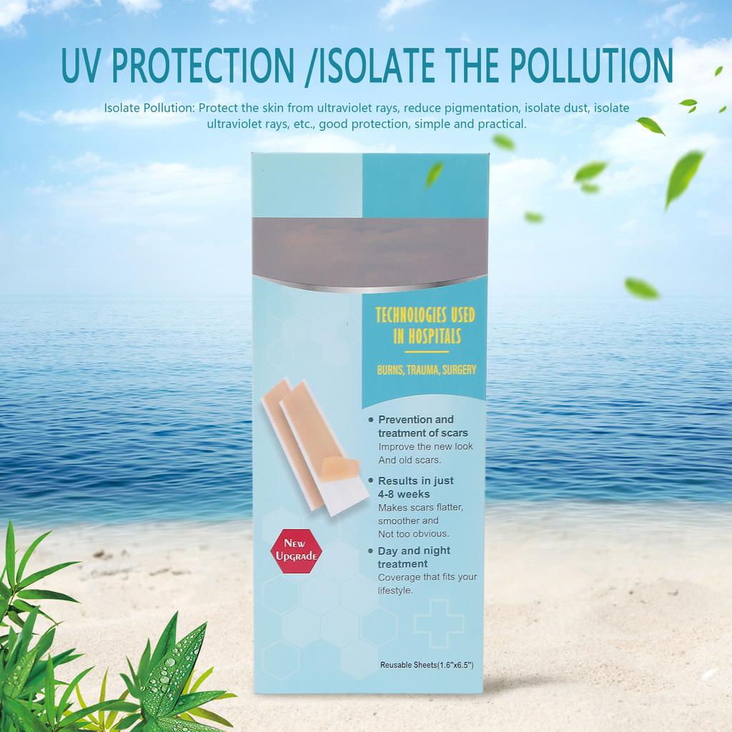 Silicone Scar Sheet Professional Self Adhesive Scar Removal Treatment Strips for Hyperplastic Scar