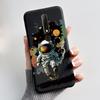 Custodia Per Nokia 6.1 6.1 Plus Custodia Antiurto Estetica Moda Cartone Animato Gatto Carino Nera Gomma Silicone Morbida Cover Bumper Alloggiamento