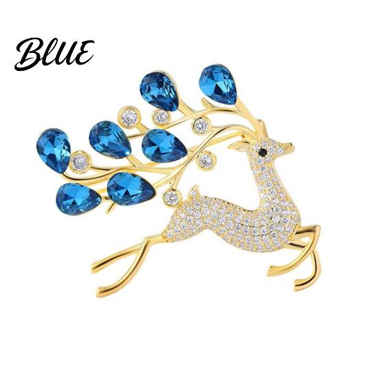 Decorative Brooch Accessory Women Small Deer Design Stable Pin