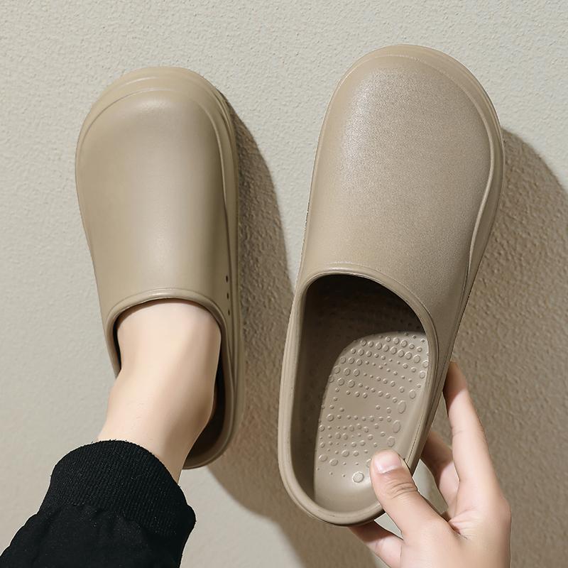 Letní pánské nové pantofle venkovní protiskluzové turistické platformové vnitřní voděodolné dámské EVA integrované kuchařské boty